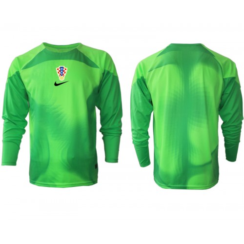 Croatia Goalkeeper Replica Home Shirt World Cup 2022 Long Sleeve